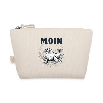 Seal seal Baltic Sea North Sea Moin - Organic Pouch - nature - Front