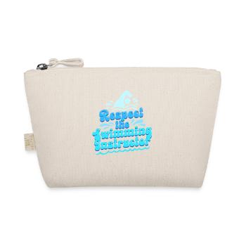 Swim Instructor Respect The Swimming Instructor - Organic Pouch - nature - Front