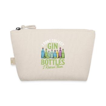 Gin I Don't Collect Gin Bottles I Rescue Them - Organic Pouch - nature - Front
