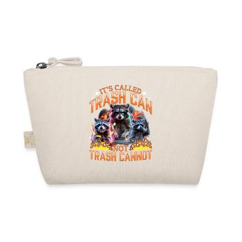Funny Raccoon - Organic Pouch - nature - Front