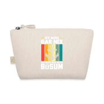 North Sea holiday DOESN'T HAVE TO GO TO BÜSUM - Organic Pouch - nature - Front