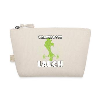 Gewichtheber KRAFTPROTZ LAUCH Lustiges - Bio-Täschchen - Natur - Vorne
