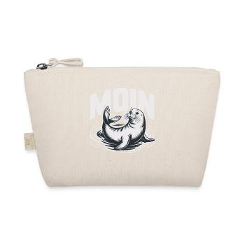 Seal seal Baltic Sea North Sea Moin - Organic Pouch - nature - Front