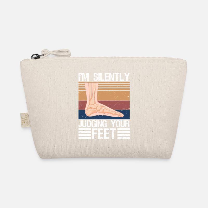 I'm Silently Judging Your Feet Funny Podiatrist  - Bio-Täschchen - Natur