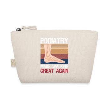 Funny Podiatrist Gift Cool Podiatry - Bio-Täschchen - Natur - Vorne