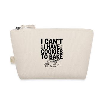 I Can't I Have Cookies to Bake - Organic Pouch - nature - Front