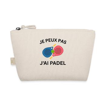 Ich kann kein Padel haben - Bio-Täschchen - Natur - Vorne