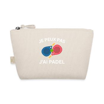 Ich kann kein Padel haben - Bio-Täschchen - Natur - Vorne
