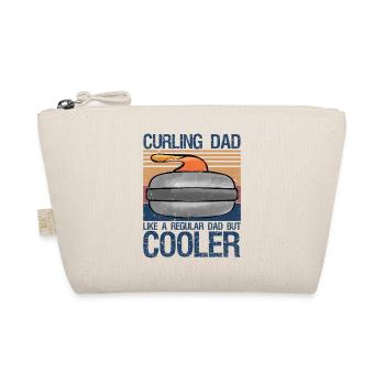 Curling Dad Like A Regular Dad But Cooler Retro - Organic Pouch - nature - Front