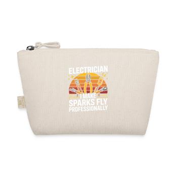 Electrician I Make Sparks Fly Professionally - Organic Pouch - nature - Front