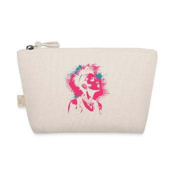 Portrait Pop Art punk dans le style de rue - Trousse biologique - nature - Devant