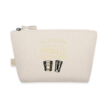 Alcohol measures funny party slogan - Organic Pouch - nature - Front