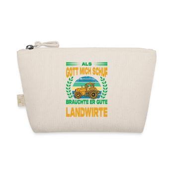 Landwirt Geschenke Landwirtschaft Traktor Bauer - Bio-Täschchen - Natur - Vorne
