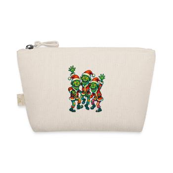 Zombies de Noël Rigolos en Bonnet de Santa - Trousse biologique - nature - Devant