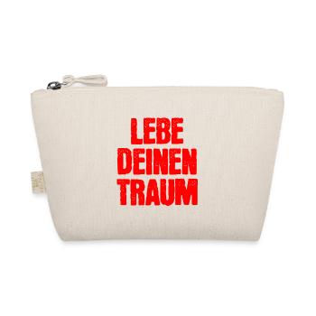 Live your dream - Organic Pouch - nature - Front