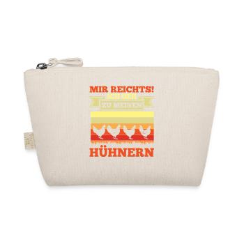 Hühner Hühnerbauer Bauer Landwirt Huhn - Bio-Täschchen - Natur - Vorne