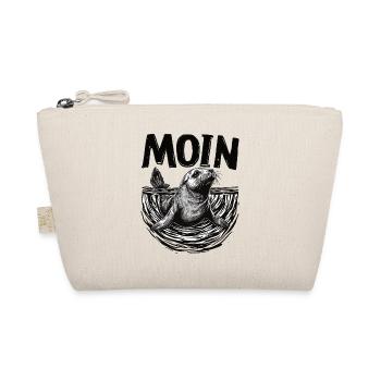 Seal seal Baltic Sea North Sea Moin - Organic Pouch - nature - Front