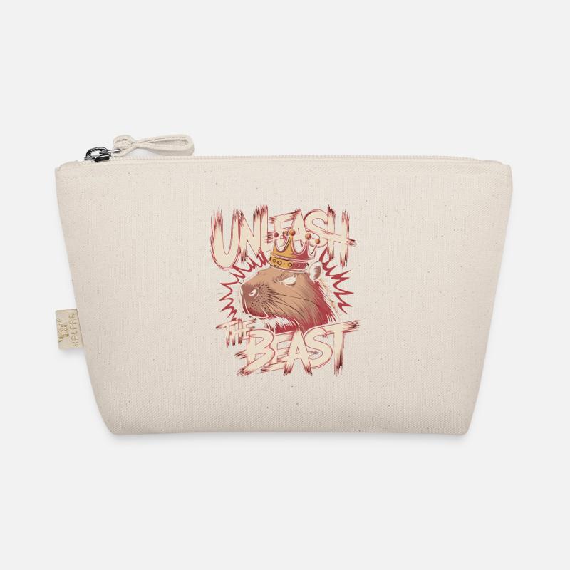 Le roi Capybara Libérez la Bête Design - Trousse biologique - nature