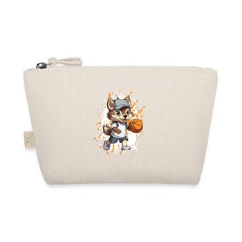 Fox basketball hero in leisure look - Organic Pouch - nature - Front