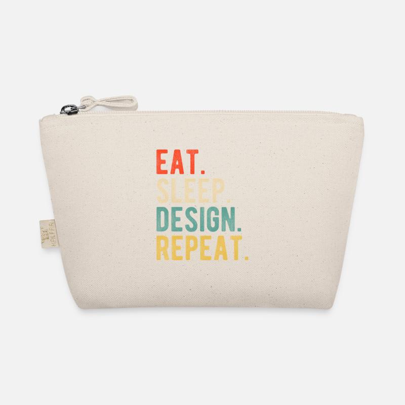 Style Eat Sleep Designer Réplicer : Graphiste Trousse biologique