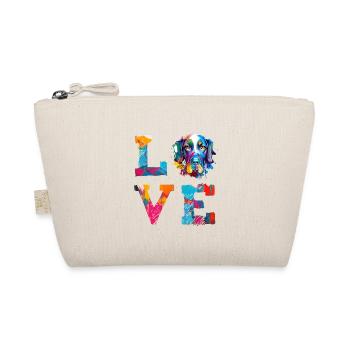German Shorthaired Pointer Love Colorful Dog Art - Organic Pouch - nature - Front