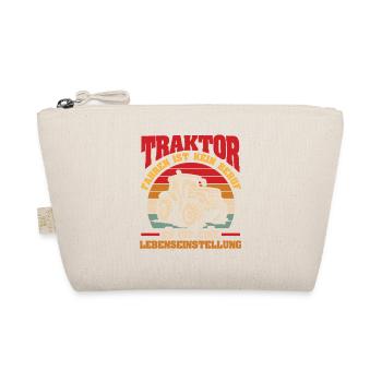 Tractor Farmer Farmer Tractor Driver Tractor - Organic Pouch - nature - Front