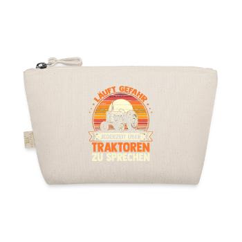 Tractor Farmer Farmer Tractor Driver Tractor - Organic Pouch - nature - Front