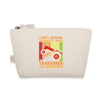 Tractor Farmer Farmer Tractor Driver Tractor - Organic Pouch - nature - Front