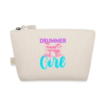 Drummer Girl Neon Pastel - Organic Pouch - nature - Front