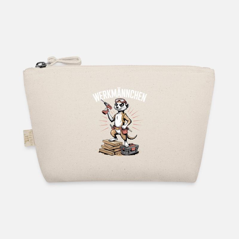 Meerkat Real DIYer Man Craftsman Organic Pouch