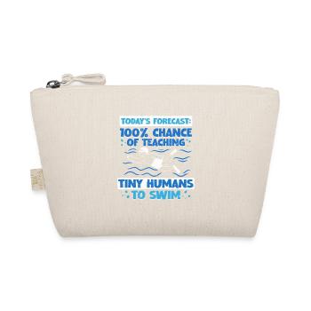 Swimming Instructor Teaching Tiny Humans To Swim - Organic Pouch - nature - Front