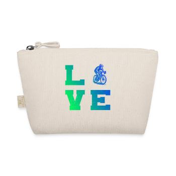 Clear road bike message - Organic Pouch - nature - Front