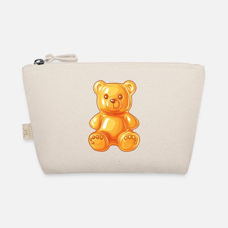 Golden Teddy Bear Cuddle Art Organic Pouch