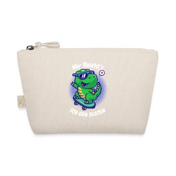 J’en ai assez, je vais faire du skate Dino T-Rex - Trousse biologique - nature - Devant