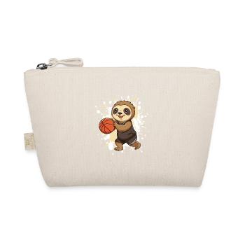 Kuscheliger Faultier-Basketball-Star - Bio-Täschchen - Natur - Vorne