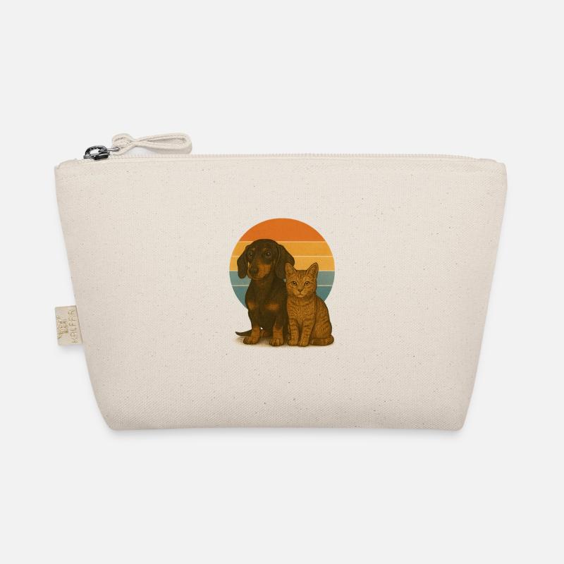 Teckel et chat - Trousse biologique - nature