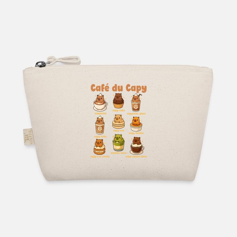 Café De Capybara Cute Organic Pouch