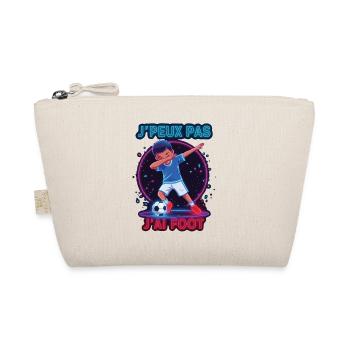 I can't I have football - Organic Pouch - nature - Front
