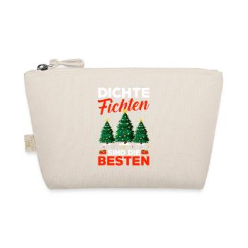 Weihnachtsmann Fichten Weihnachtsbaum Weihnachten - Bio-Täschchen - Natur - Vorne