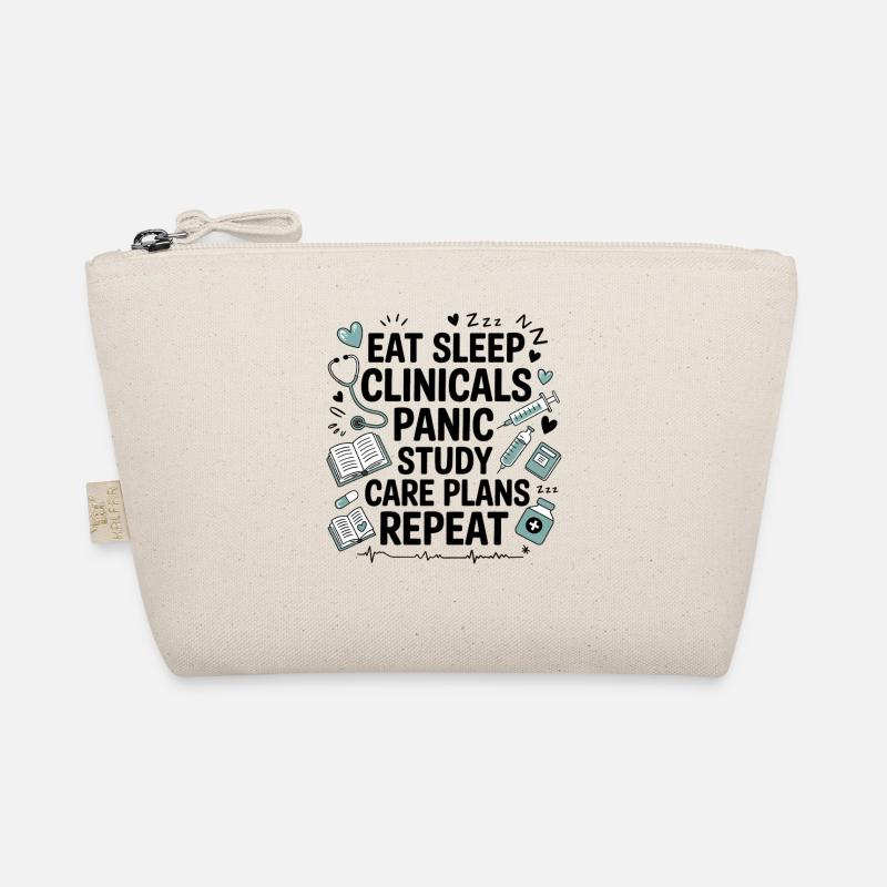 Medical learning love motif Organic Pouch