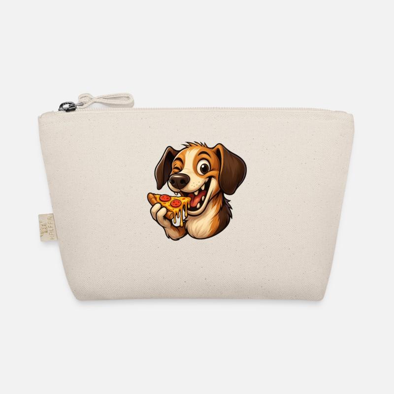 Cute Beagle Dog Cartoon Pizza Pizza Lover Organic Pouch