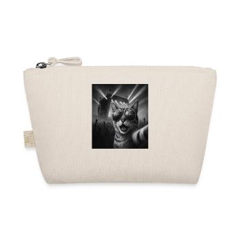 Cat Music Heavy Metal Cats Gift Idea Funny - Organic Pouch - nature - Front