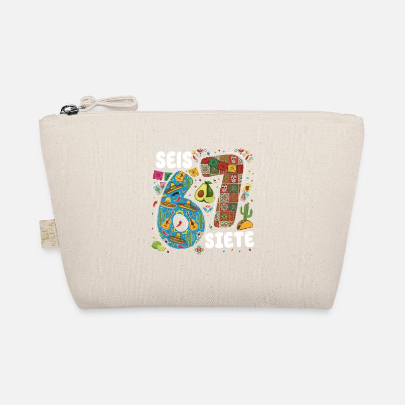 Six Seven Fiesta Pattern Trousse biologique