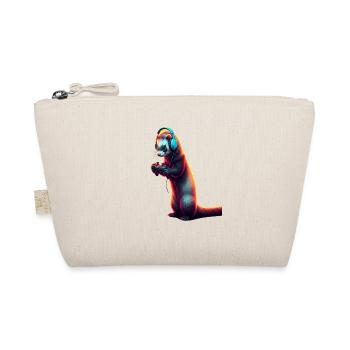 Ferret Games Animal Video Games Fun - Organic Pouch - nature - Front