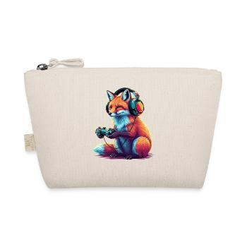 Fox Games Animal Video Games Funny Fox - Organic Pouch - nature - Front