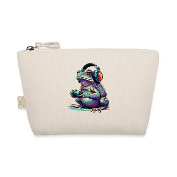 Frog Gaming Animal Video Games Funny Frog - Organic Pouch - nature - Front