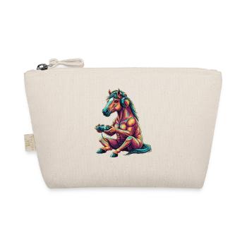 Horse Games Animal Video Games Funny Horse - Organic Pouch - nature - Front