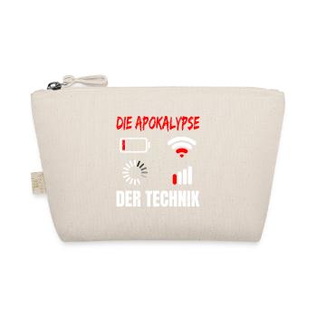 Coder DIE APOKALYPSE DER TECHNIK LUSTIG - Bio-Täschchen - Natur - Vorne