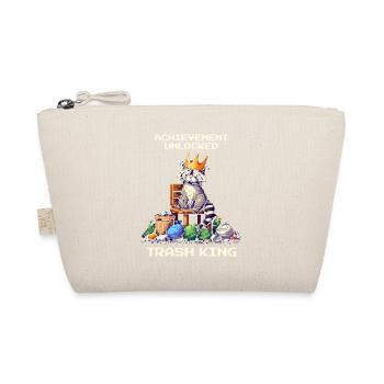 Garbage King Unlocked | Raccoon Humor - Organic Pouch - nature - Front