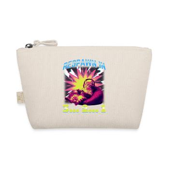 Funny Gaming Gamer Cat - Organic Pouch - nature - Front